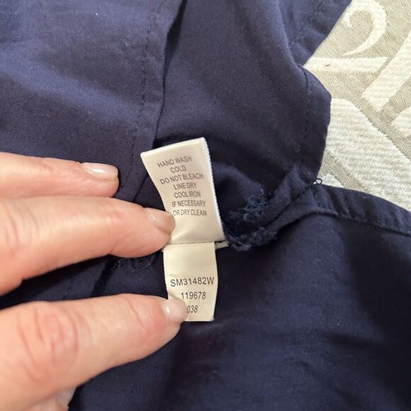 Melissa Paige Woman Top 1X Navy Cold Shoulder Cut Out Lace Feminine Comfy Fairy - Picture 6 of 16